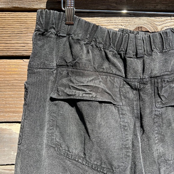 Free People drop crotch capri pant in black: Size M - Picture 6 of 8